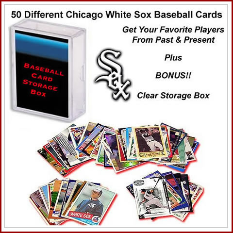 50 Assorted Chicago White Sox Baseball Cards