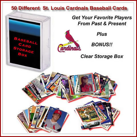 50 Assorted St. Louis Cardnals Baseball Cards