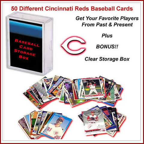 50 Assorted Cincinnati Reds Baseball Cards