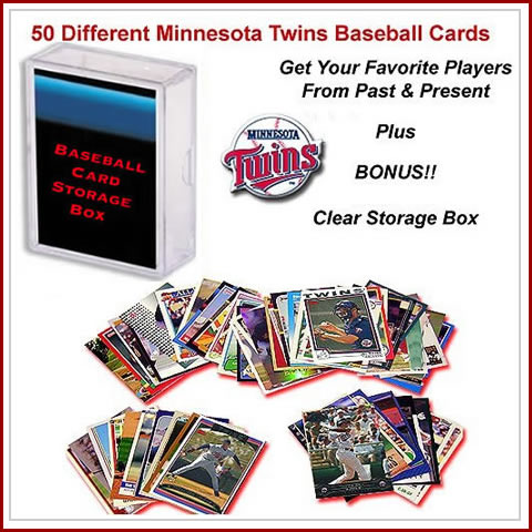 50 Assorted Minnesota Twins Baseball Cards
